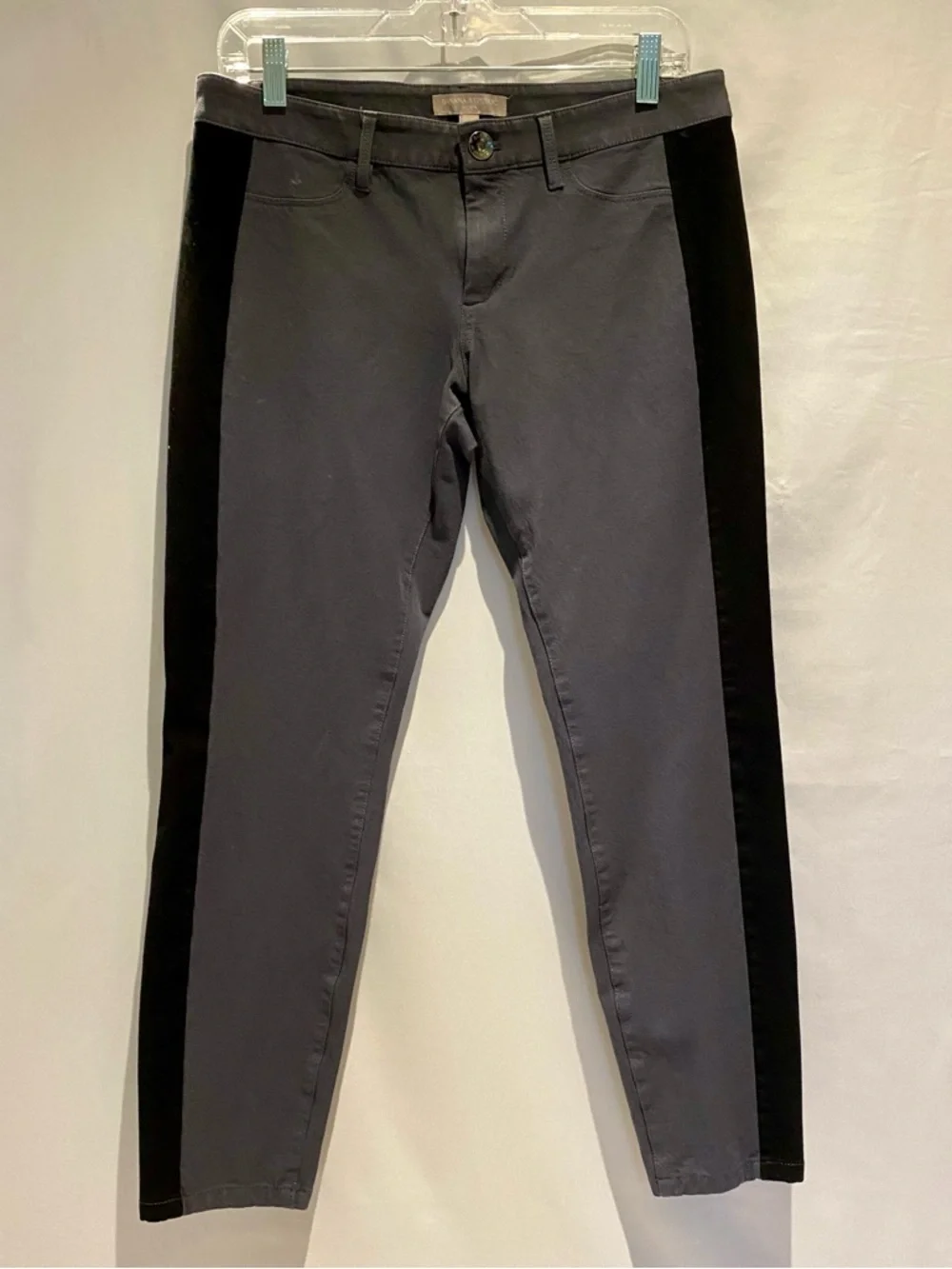 Banana Republic Sloan-Fit Side-Stripe Skinny Ankle Pant, size 8